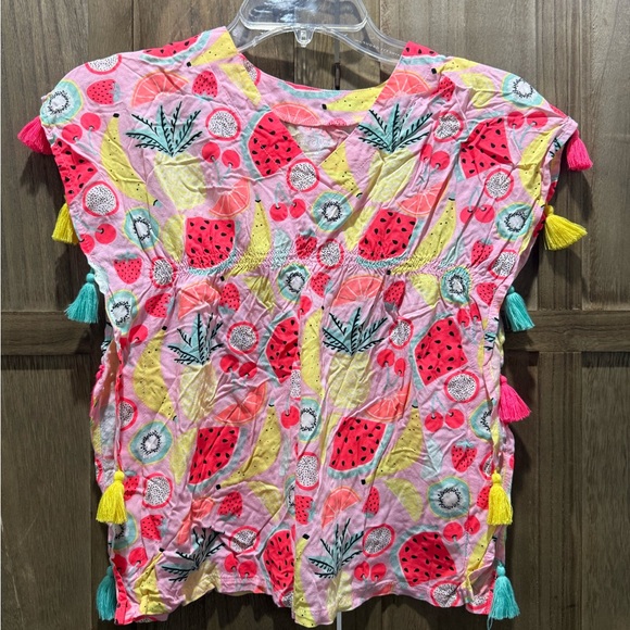 Cat & Jack Other - Girl's Cat & Jack Colorful Kids Fruit Print Top